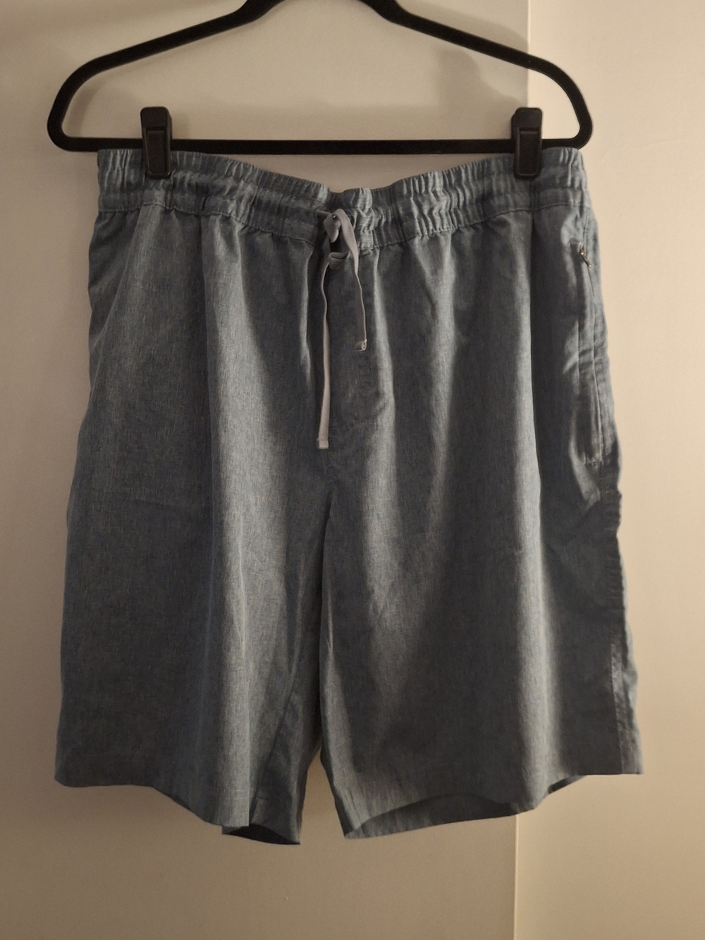 George Women's Blue Heathered Casual Shorts